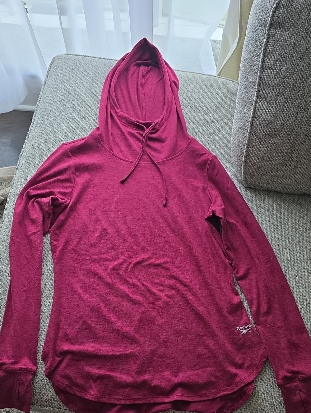Reebok Women’s Berry Hooded Long-Sleeve Pullover